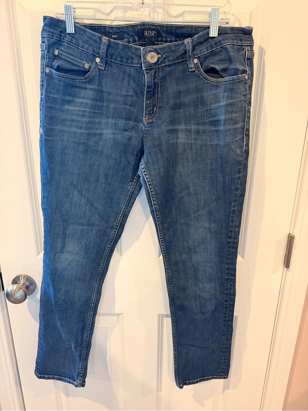 a.n.a A New Approach Blue Skinny Petite Jeans Size 14p